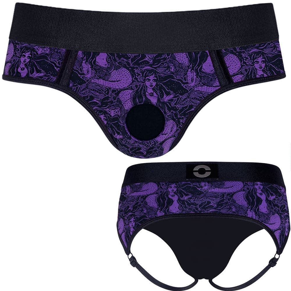 Petite Cheeky Panty+ Harness - Mermaid