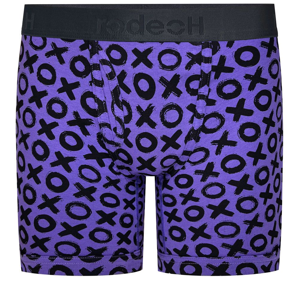 Shift 6&quot; Boxer Packer Underwear - &quot;XOXO&quot; Purple