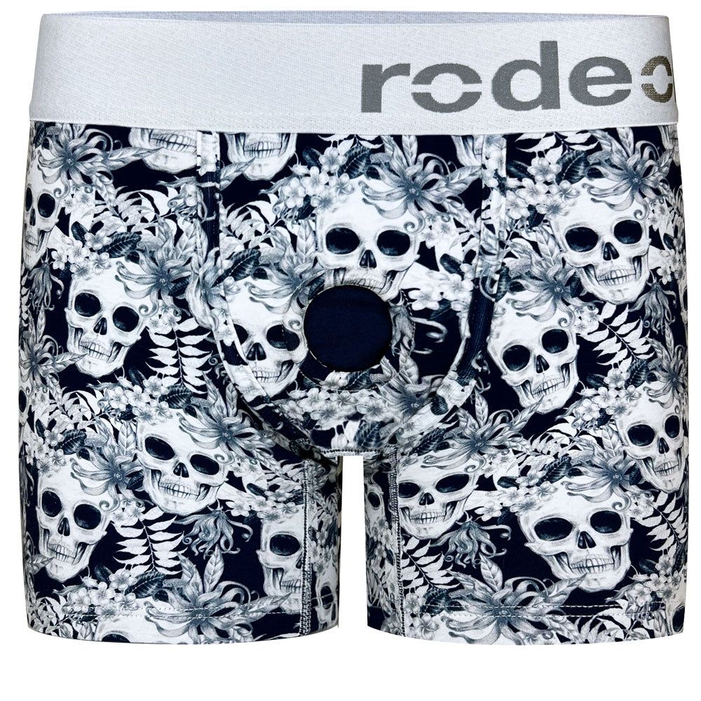 Classic Boxer+ Harness - Midnight Skulls