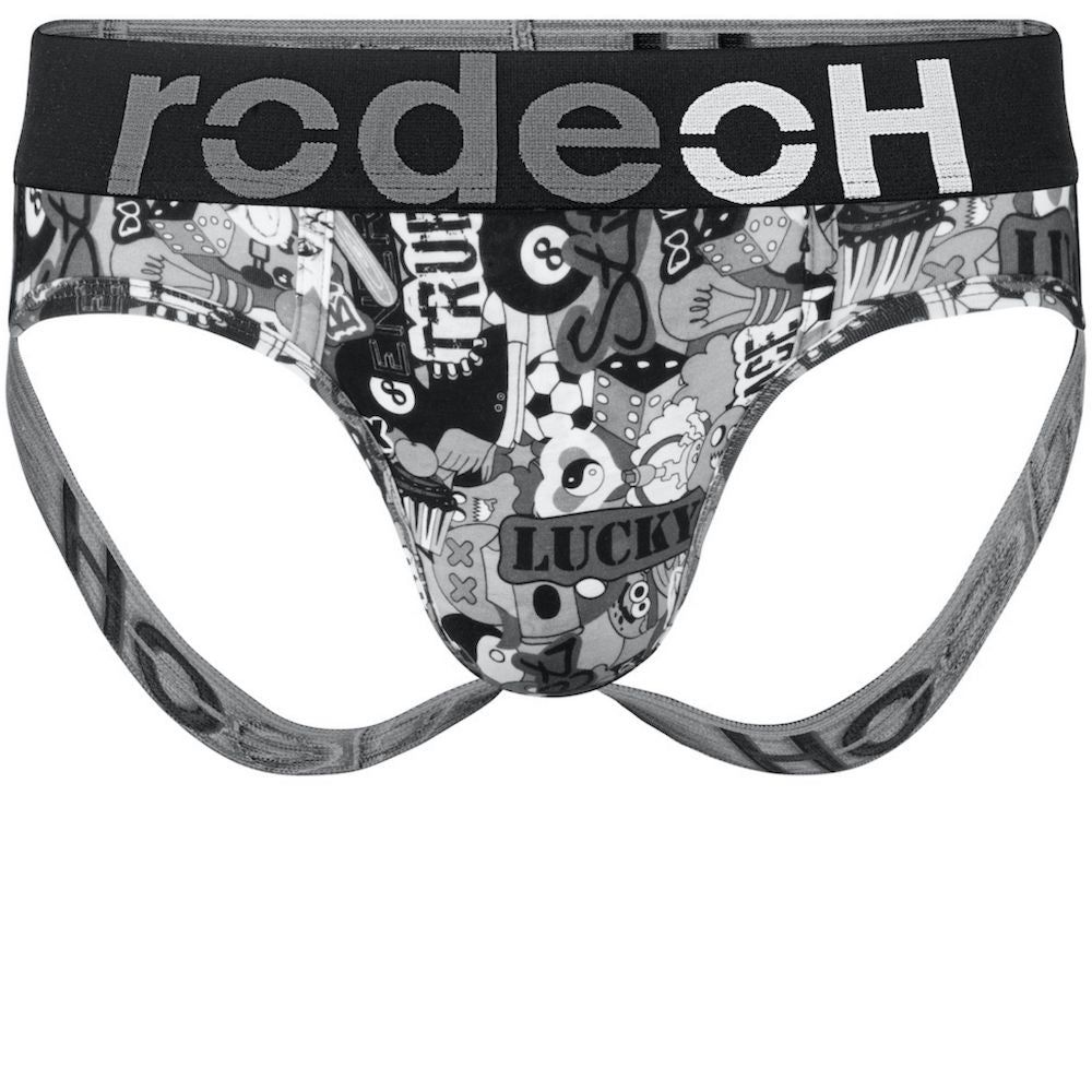Shift Jock Packer Underwear - Magic 8 Ball - B&amp;W