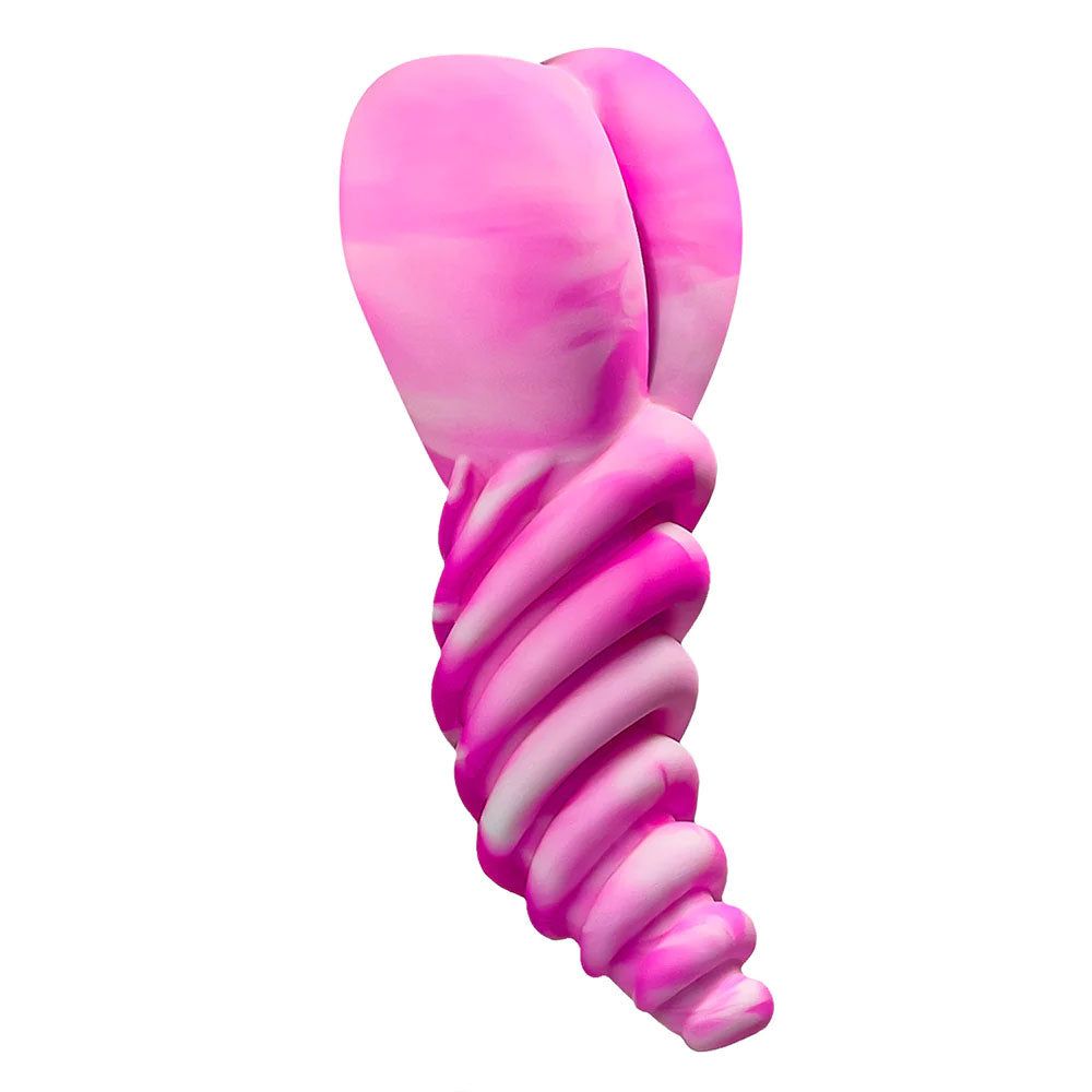 Luvgrind - Hybrid Dildo Base Stimulator Cover and Grinder - Pink Swirl