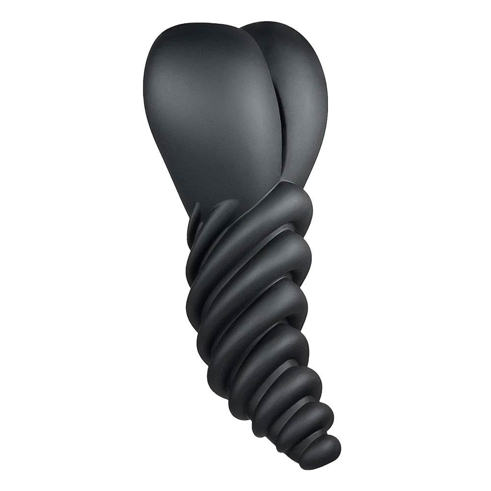 Luvgrind - Hybrid Dildo Base Stimulator Cover and Grinder - Black