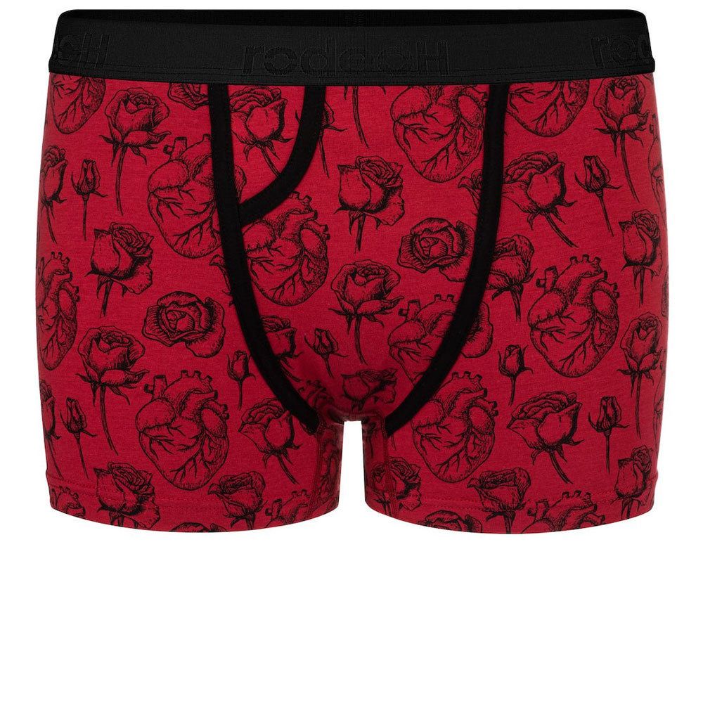 Classic Top Loading Boxer Packing Underwear - Hearts &amp; Roses Red