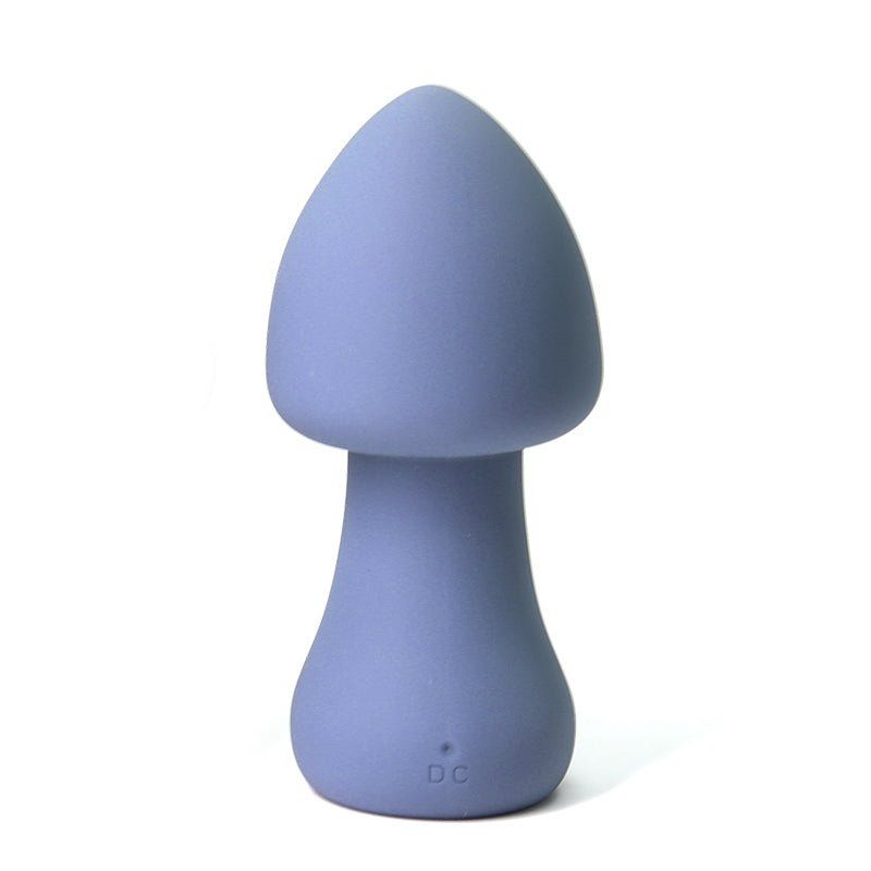 Button -  Waterproof Silicone Mushroom Vibe - Periwinkle