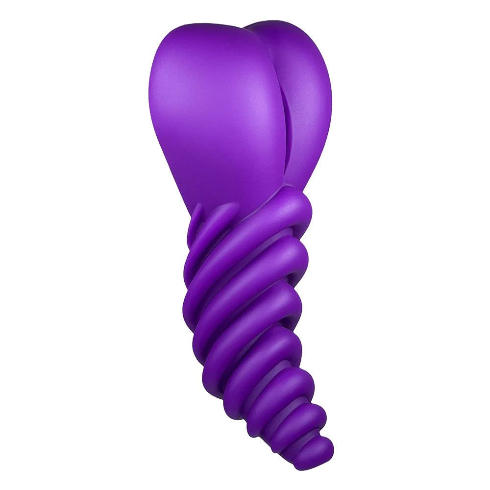 Luvgrind - Hybrid Dildo Base Stimulator Cover and Grinder - Purple