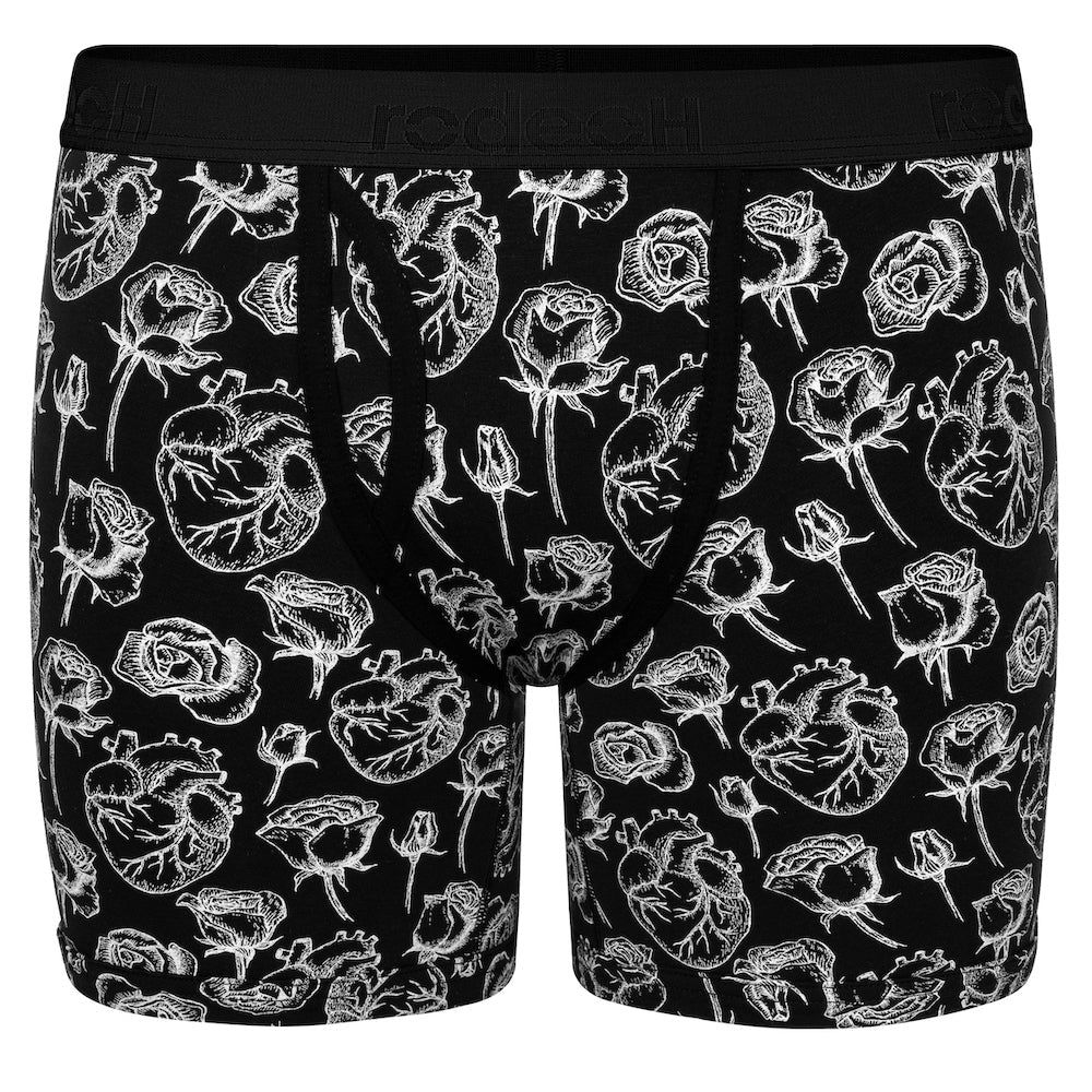 6&quot; Top Loading Boxer Packing Underwear - Hearts &amp; Roses