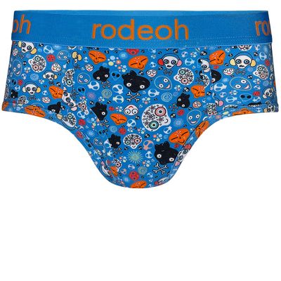 Shift Brief Packer Underwear - Grinning Skulls