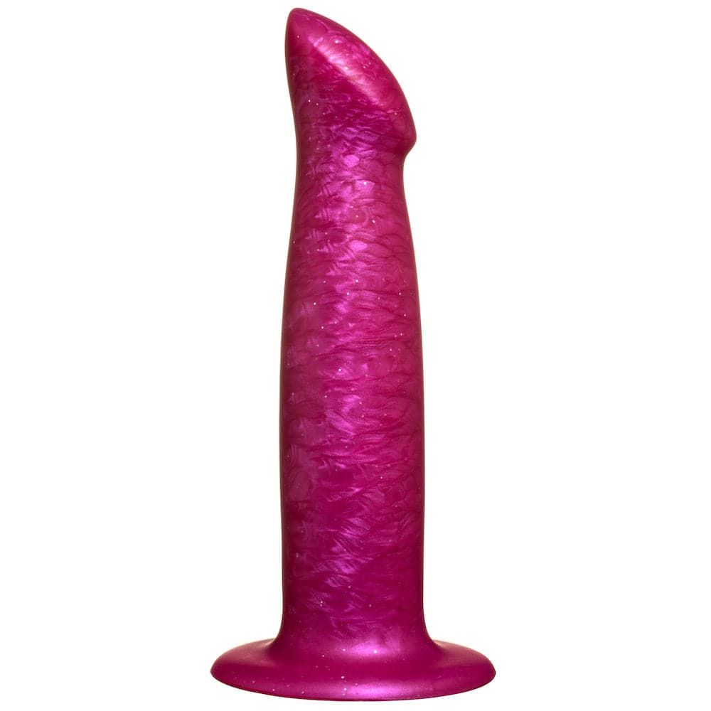 6.25&quot; Hollis G-Spot Silicone Dildo - Pearlescent Magenta