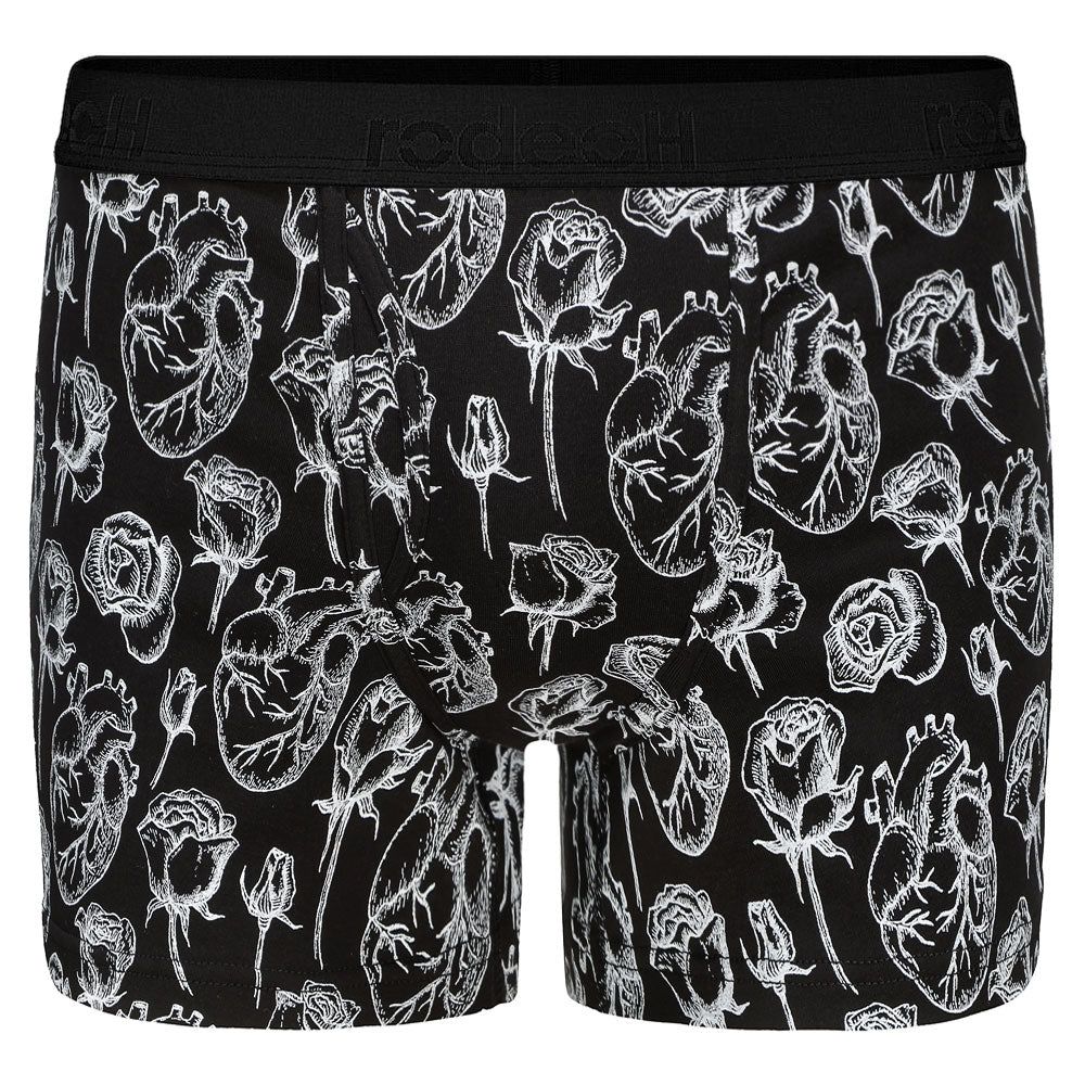 Shift 6&quot; Boxer  Underwear - Hearts &amp; Roses