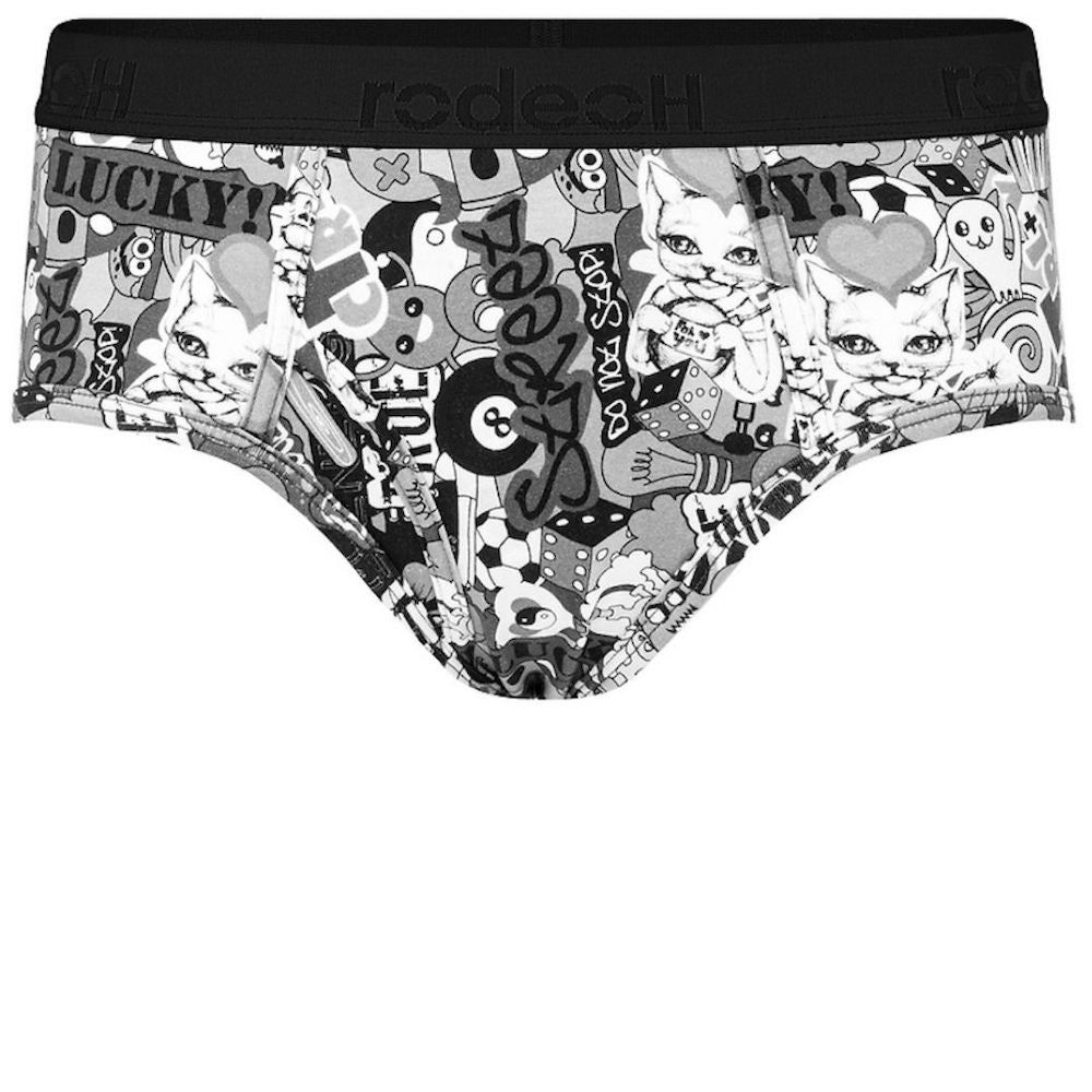 Shift Brief Packer Underwear - Magic 8 Ball - B&amp;W
