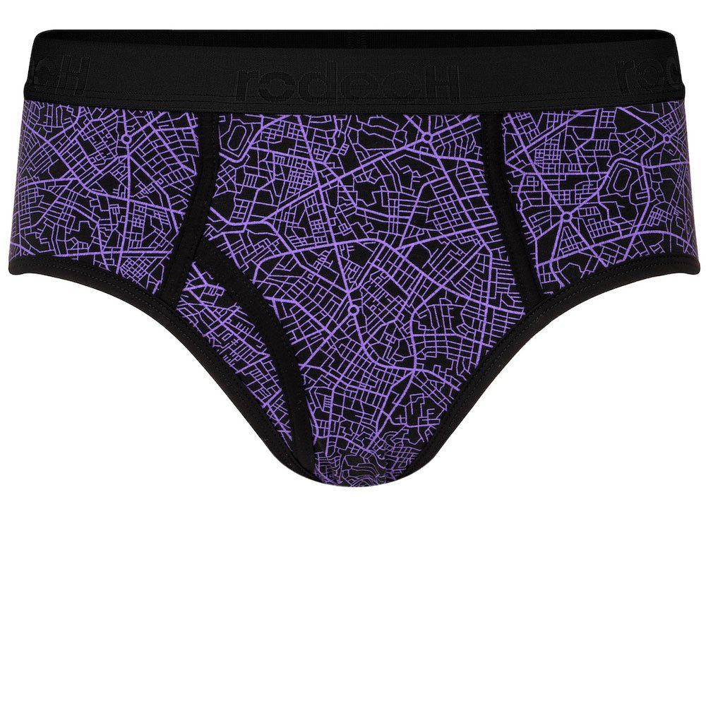 Top Loading Brief Packer Underwear - Geometric Purple
