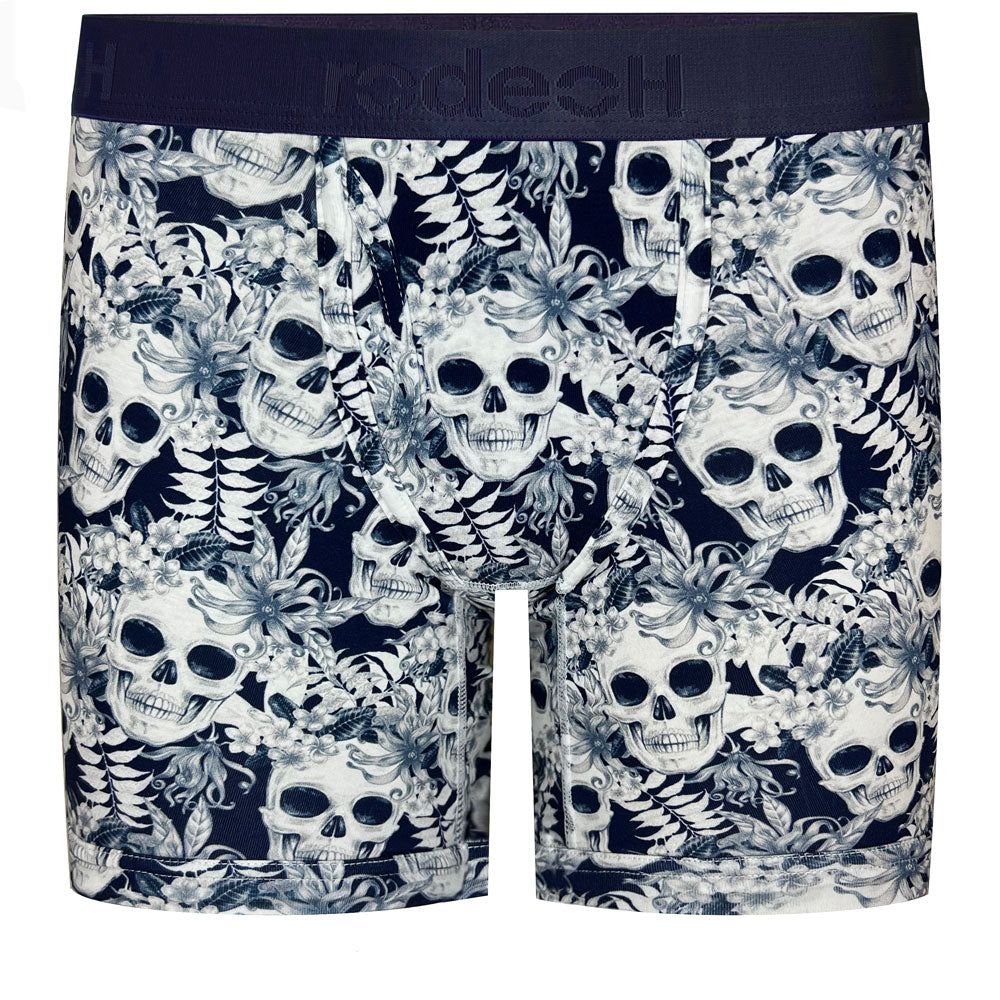 Shift 6&quot; Boxer Underwear - Midnight Skulls