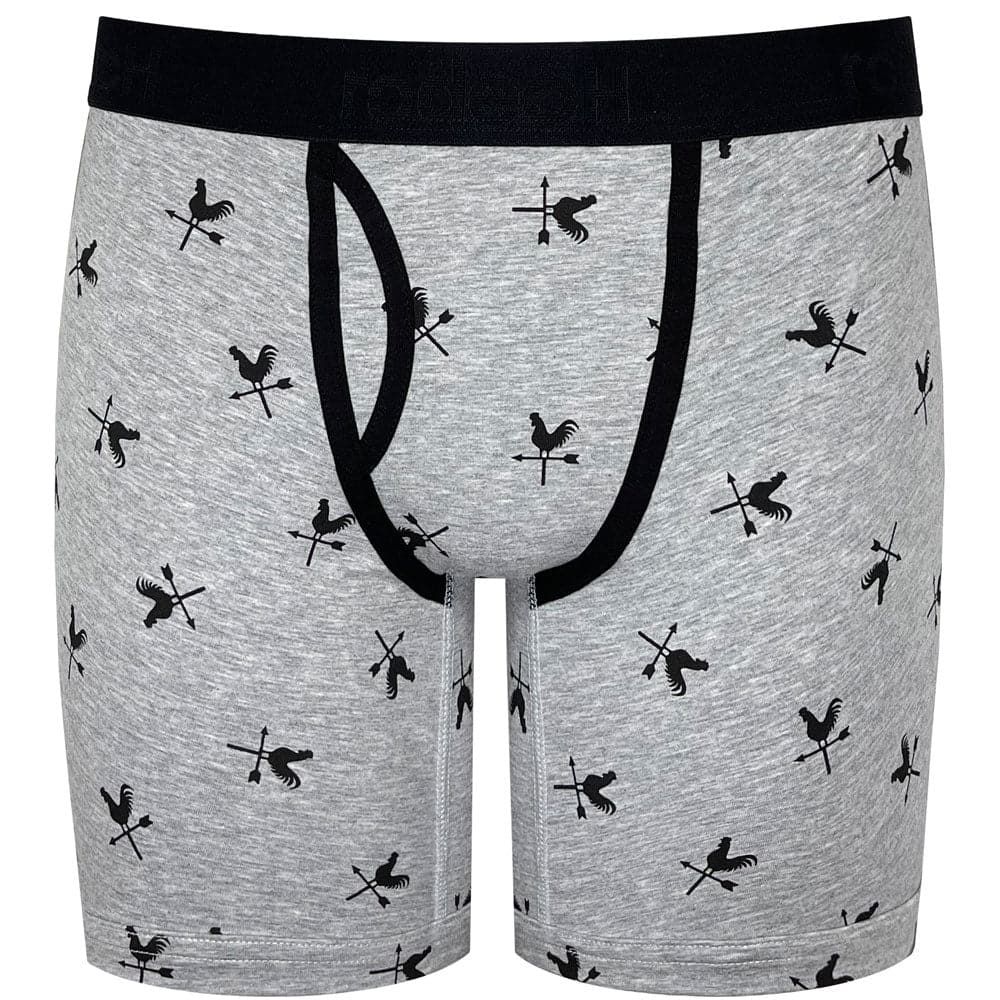 Shift 9&quot; Boxer Packer Underwear - Gray Cocks