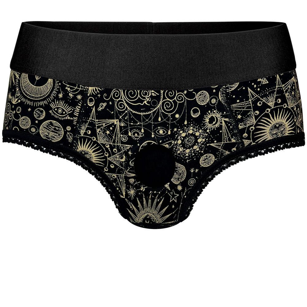 Crotchless Panty Harness - Celestial
