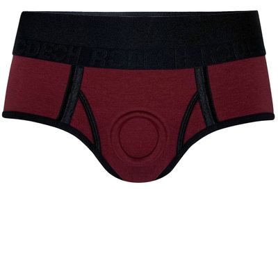 Brief+ Harness - Claret/Black