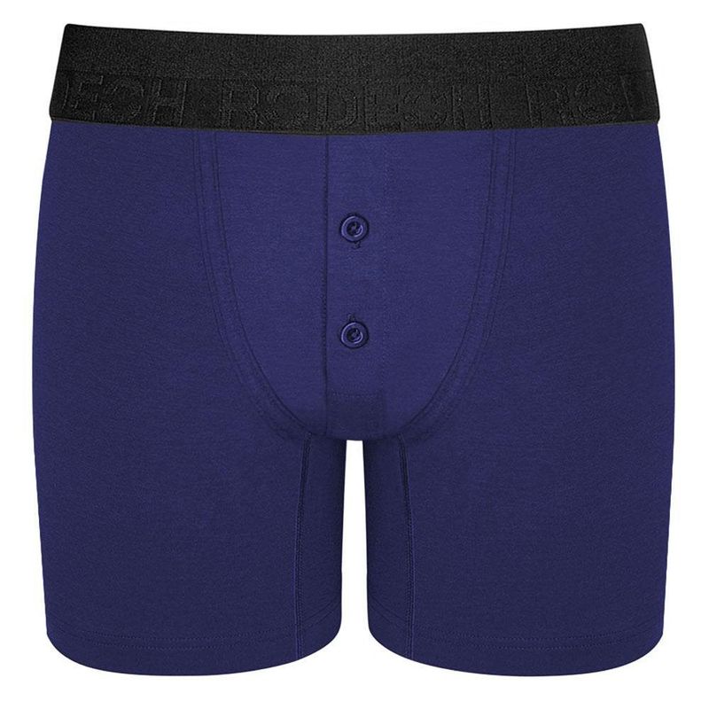 Rise Button Fly Boxer+ Harness - Indigo
