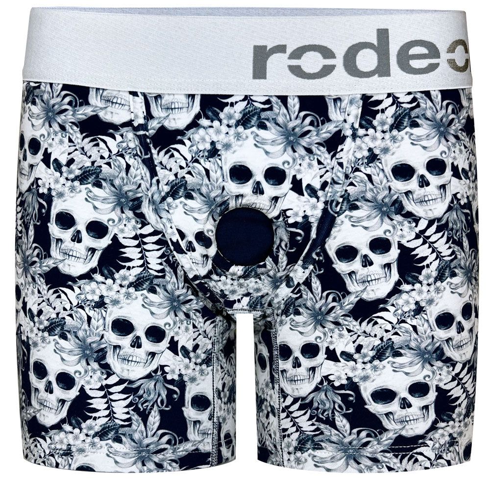Rise Boxer+ Harness - Midnight Skulls