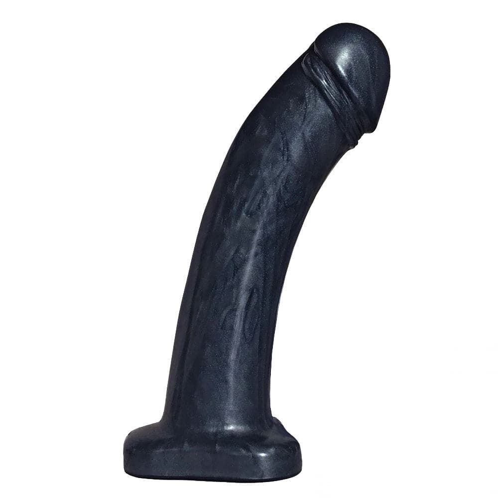 7&quot; Series Silicone Dildo - Pearlescent Black