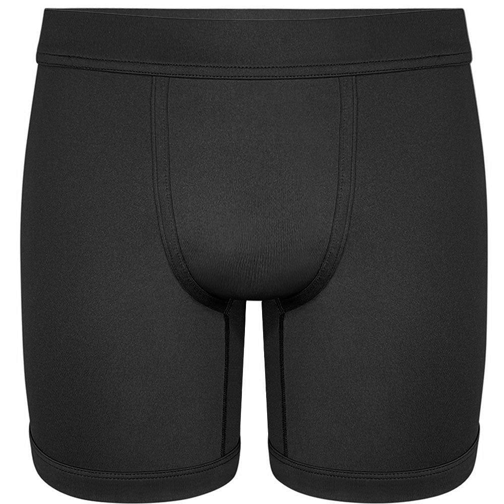 Luxe Shift 6&quot; Boxer Packer Sport/Swimming Trunk - Black