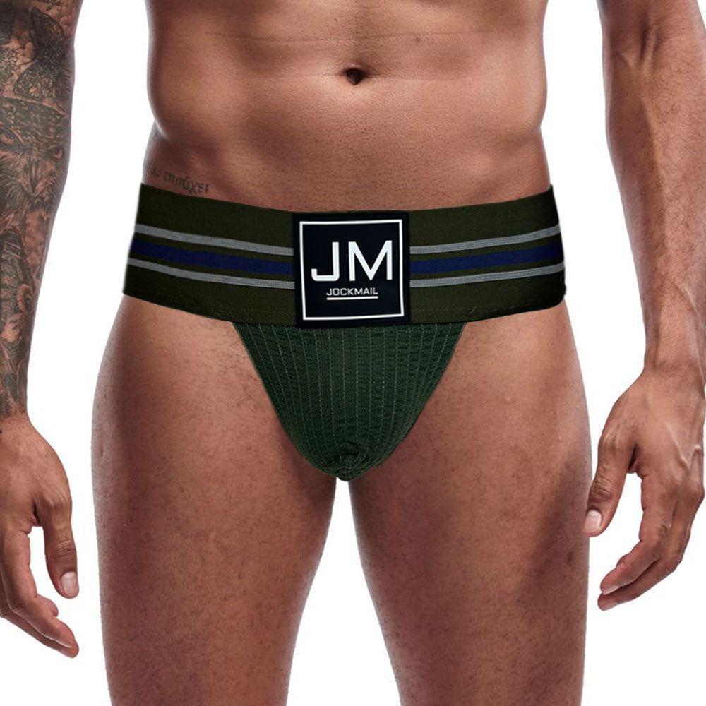 Brief Hybrid Old School Packer Underwear - Green