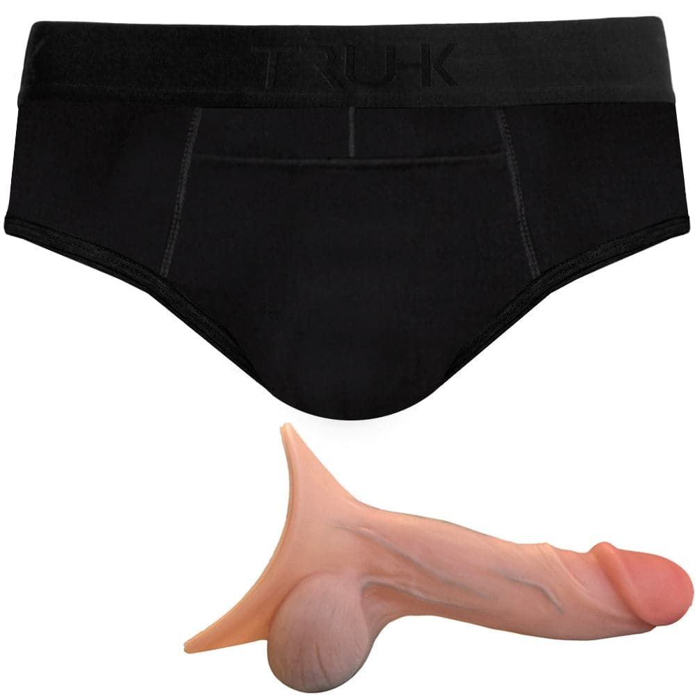 BLACK TRUHK - Pouch Front Brief Underwear with 6&quot; Vanilla STP - PACKAGE DEAL