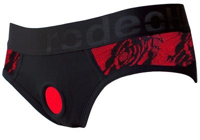 Black & Red Panty Harness - FINAL SALE