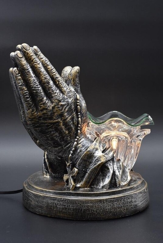 Praying Hand Rosary oil Burner