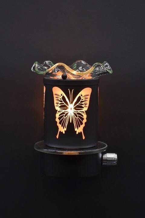 Butterfly Black Metal Plug in