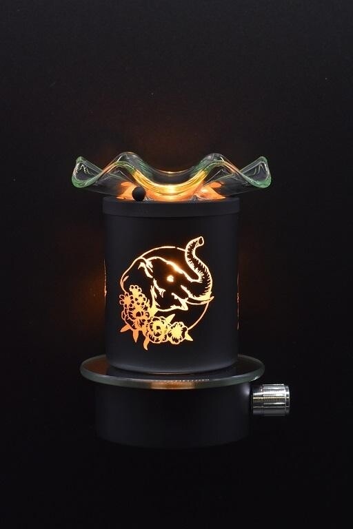 Elephant Black Plug in Oil Burner
