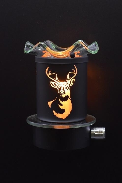 Deer Black Plugin Oil Burner