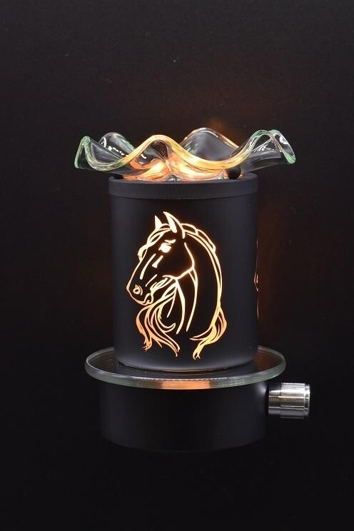 Horse Black Plug in Oil Burner