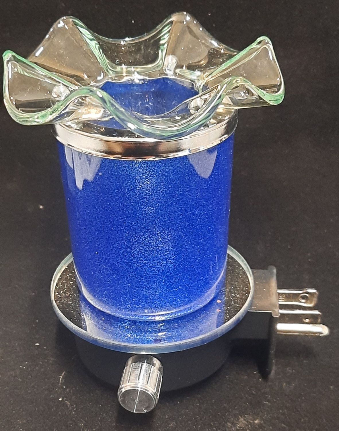 Blue Sparkle Plug in