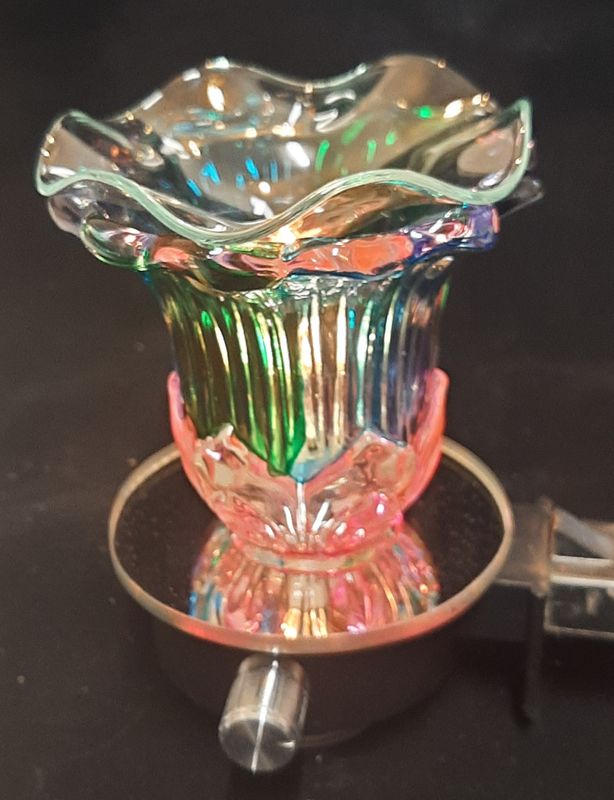 Multi color Small Flower Oil Burner Multi color Small Flower Oil Burner