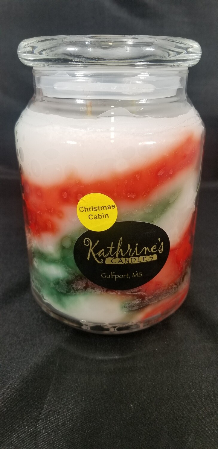 Christmas Cabin Jar Candle Christmas Cabin Jar Candle