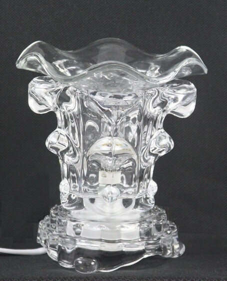 Clear tabletop oil Burner