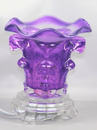 Purple tabletop Oil Burner