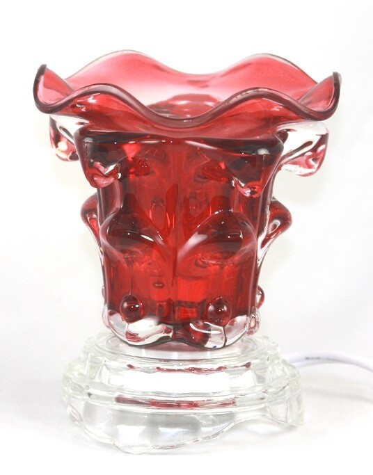Red Tabletop Oil Burner Red Tabletop Oil Burner