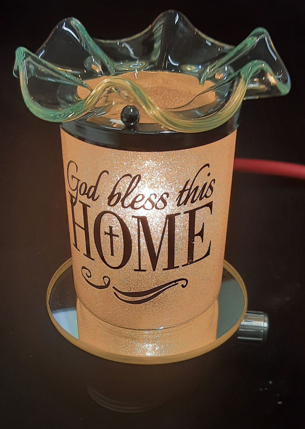 God Bless this Home White