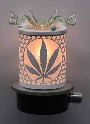 White Marijuana plug in oil burner