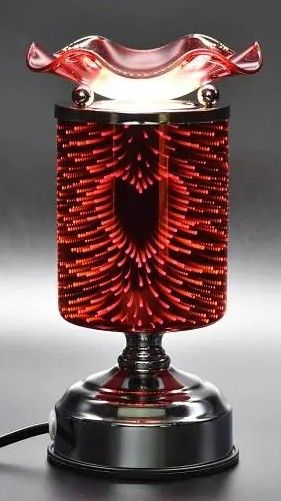 Heart Red Touch lamp oil burner