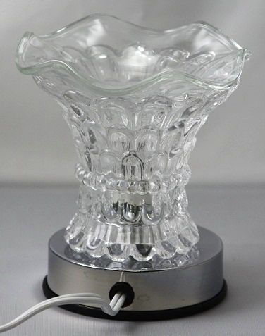 Clear old Fashioned Touch tabletop Oil burner Clear old Fashioned Touch tabletop Oil burner