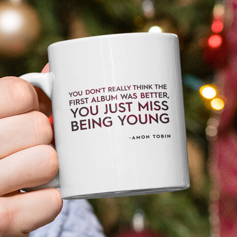 Amon Quotes - Being Young Mug