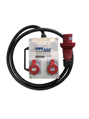 Rental JB 63A-3ph to 2 x C32A