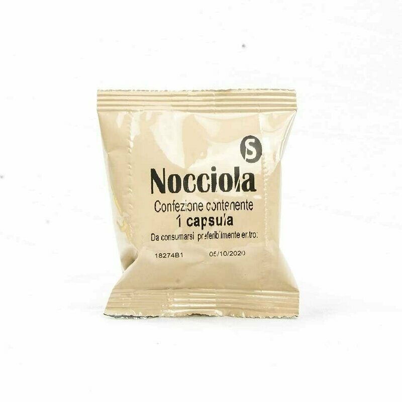 50 CAPSULE NOCCIOLA NOCCIOLINO COMPATIBILE SISTEMA S MITO