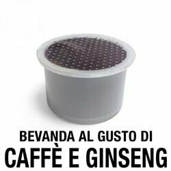 10 CAPSULE BEVANDA AL GUSTO DI CAFFE' E GINSENG COMPATIBILE AROMA VERO, FIOR FIORE COOP, LUI, ESP.ITALIANI, MITACA MPS
