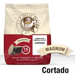 16 CAPSULE CORTADO COMPATIBILE NESCAFE DOLCE GUSTO