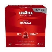 80 CAPSULE IN ALLUMINIO AUTOPROTETTE LAVAZZA QUALITA' ROSSA COMPATIBILI NESPRESSO
