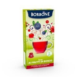 10 CAPSULE BORBONE TISANA AI FRUTTI DI BOSCO COMPATIBILE NESPRESSO