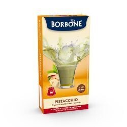10 CAPSULE BORBONE PISTACCHIO COMPATIBILE NESPRESSO