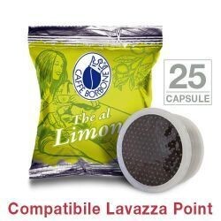 25 CAPSULE TE AL LIMONE BORBONE COMPATIBILE LAVAZZA ESPRESSO POINT
